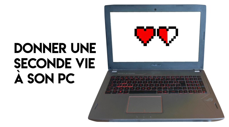 Deux cœurs sur un écran d'ordinateur
